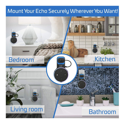 Coby 2da Generación Echo Dot Soporter Montaje De Pared Para