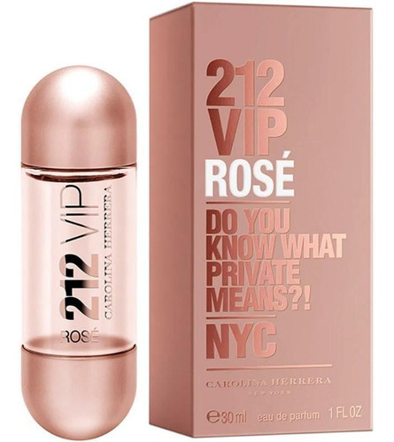 Perfume Carolina Herrera 212 Vip Rose 125 ml