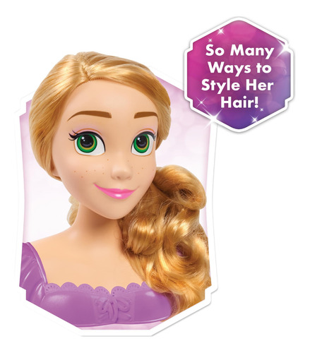 Styling Head Just Play Disney Princess Rapunzel Para Niños M
