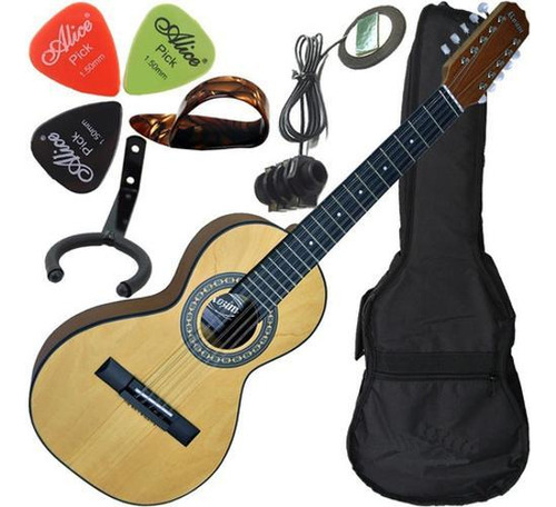 Kit Viola Eletroacústica Caipira Capa Rv151 Rozini