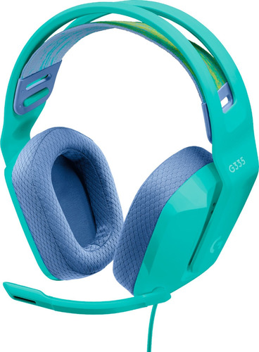 Audifonos Alambrico Gamer G335 Mint Logitech 981-001023