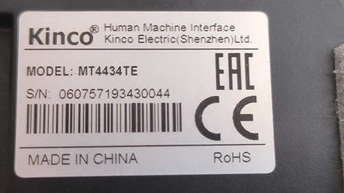 Pantalla Hmi Kinco 7 Pulgadas A Color Ethernet (Usado)