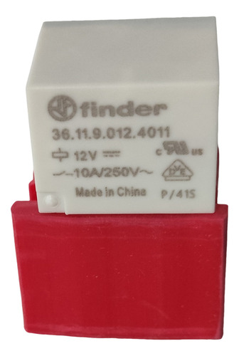 361190124011 Mini Rele Finder P/ Pci 1 Contato Rev. 12 Vdc