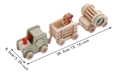Juguete De Tren De Madera, Regalo, Adorno De Tren De Madera