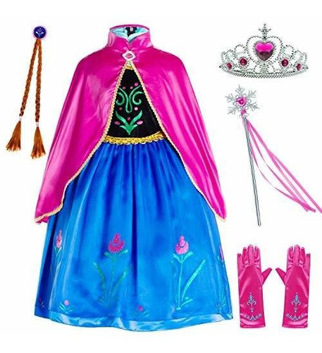 Disfraces Princesa Fiesta Para Niñas De 3-12 Años.
