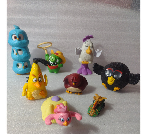 Juguetes Angry Birds- Burger King Y Macdonalds- 8 Pzs