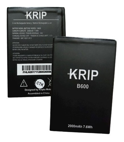 Bateria Telefono Krip K6/b600