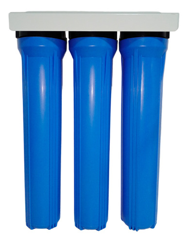 Portafiltro O Vaso Triple Para Filtros De Agua De 2,5 X 20