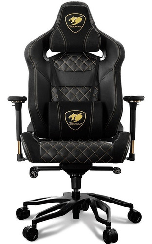 Silla Gamer Profesional Cougar Titan Pro Royal Cuero Acero