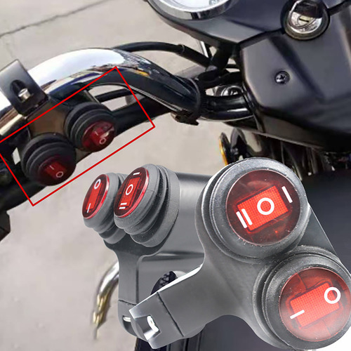 Interruptor De Luz Impermeable Para Motocicleta, Voltaje De