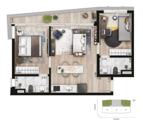 Apartamento Com 2 Dormitório(s) Localizado(a) No Bairro Vila Nova Conceição Em São Paulo / São Paulo - 10647:916902
