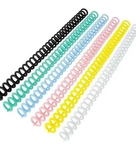 Espirales Colores Para Encuadernacion Smart Click A4 X10u.