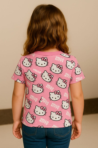 Playera Hello Kitty Para Niñas - Sanrio
