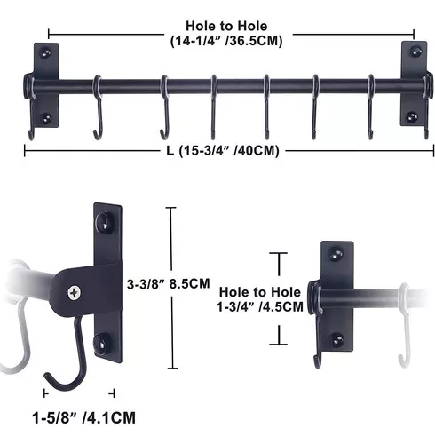 Segunda imagen para búsqueda de soporte para colgar sartenes