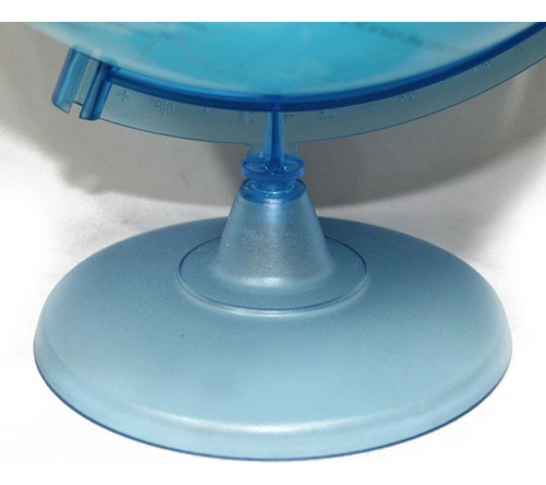 Globo Terraqueo Politico Base Plastica 30 Cm Gloter 307W Azul