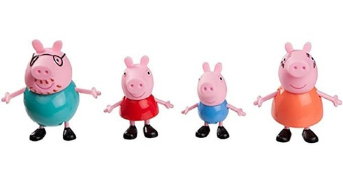 Paquete De 4 Figuras De Peppa Pig Familia