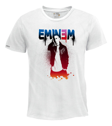 Camiseta Estampado Eminem Rap Música Ink2