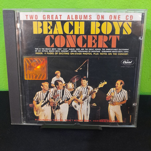 Beach Boys Concert + Live London Cd Importado 