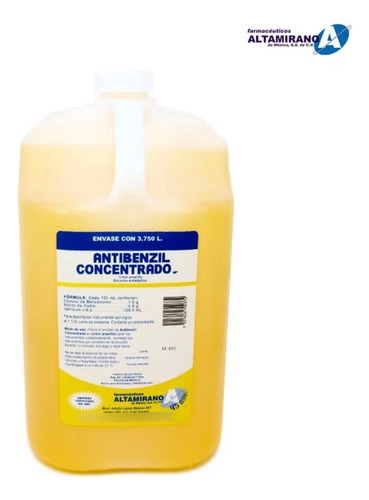 Antibenzil Concentrado Amarillo 3.750 Solución Antiséptica