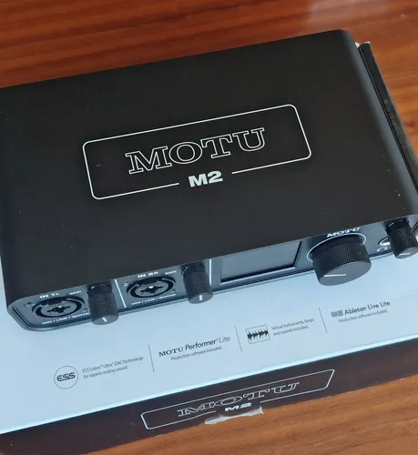 MOTU Ｍ2 Interface De Audio Motu M2 Usb 2x2 24bit 192khz Preto | MercadoLivre