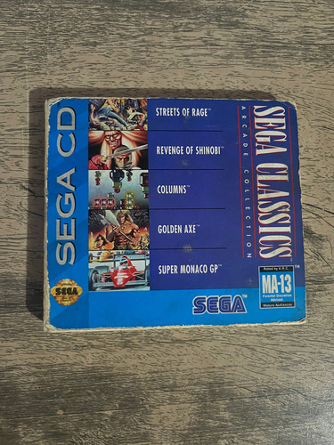 Sega Classics Sega Cd Original Sonic Cd No Lugar Do Ecco Df (Usado)