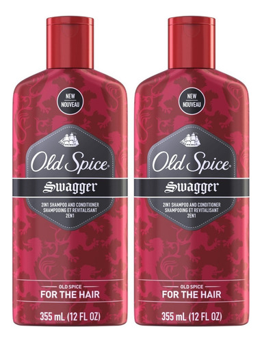 Shampoo E Condicionador Old Spice Swagger 2 Em 1 355ml X2