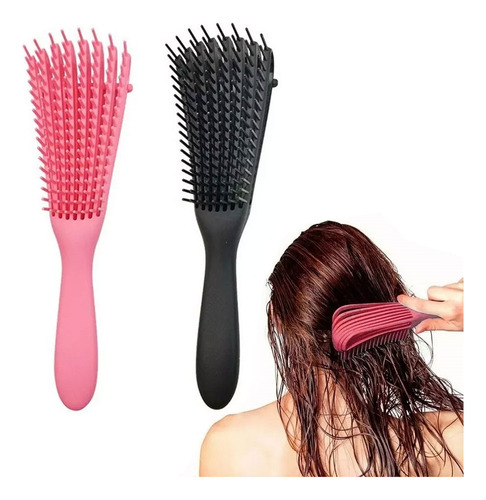 Y 2pz Cepillo Para Cabello Desenredar El Cabello Rizado