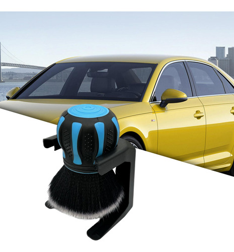 Car Detailing Brush Knob Like Handle Handy Tool Azul