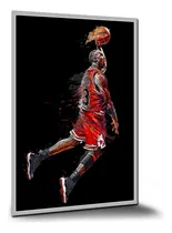 Comprar Poster Basquete Nba Michael Jordan Pôsteres Placa 120x84cm B