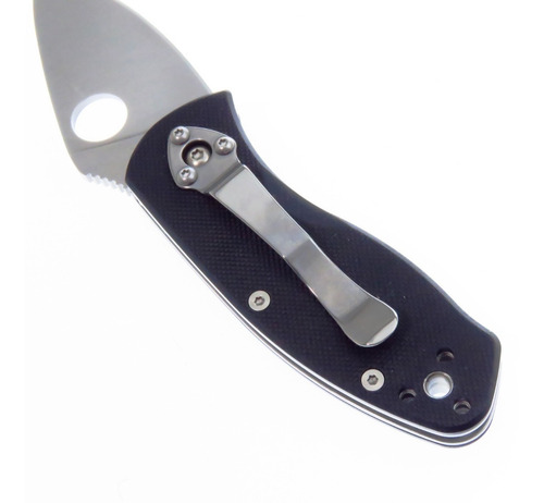 Imagen 5 de 10 de Sc148gp Spyderco Navaja Ambitious Filo Plano Linerlock