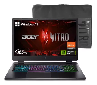 Acer Nitro 17 Gaming Laptop|amd Ryzen 7 7840hs Octa-core
