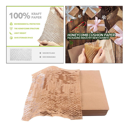 Fweaad Papel Kraft Para Envolver Paquetes De Envío De