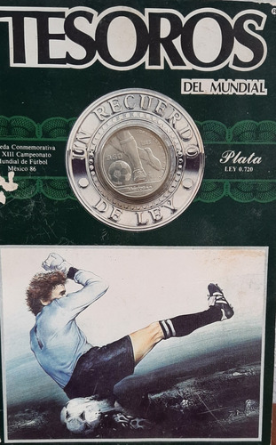 Moneda Del Mundial 86, Plata 0.720 De 50 Pesos