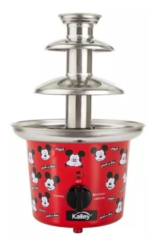 Fuente De Chocolate Kalley Mickey Mouse K-dfch Rojo