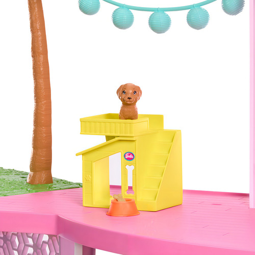 Casa De Muñecas Barbie Nueva Casa De Los Sueños Hmx10 Color Rosa