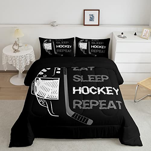 Ropa De Cama De Hockey Completa, Juego De Edredón De H...