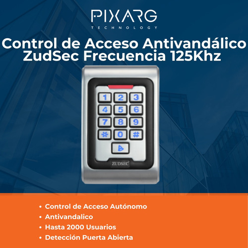 Imagen 2 de 8 de Control Acceso Antivandálico Seguridad Personal Tarjetas