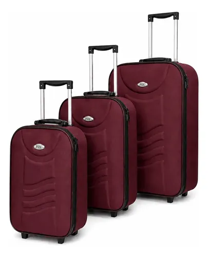 Kit 3 Malas De Viagem Resistente Mala P M G Padrão Anac