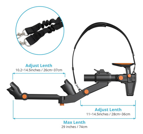 Vr Gunstock Vrmaster Para Mando Meta Quest 3, Color Negro