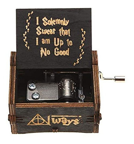Imagen 2 de 3 de Harry Potter - Hogwarts - Caja Musical - Madera