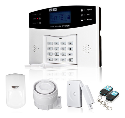 Inalámbrico Gsm Sms Home Ladrón Sistema De Alarma De Segurid