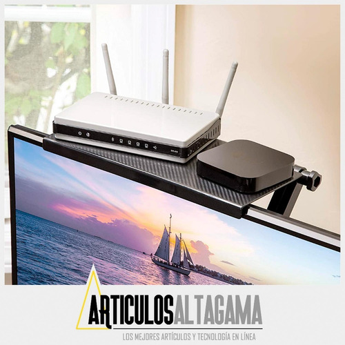 Repisa Base Soporte Estante Ajustable Pantalla Tv Monitor