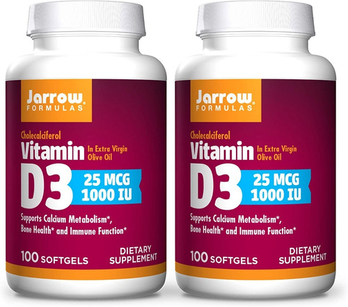 Vitamina D3 1000iu Jarrow Formu - Unidad a $1989