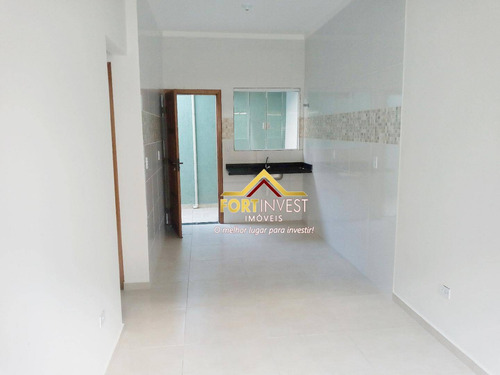 Imagem 2 de 19 de Casa Com 2 Dormitórios À Venda, 50 M² Por R$ 185.000,00 - Mirim - Praia Grande/sp - Ca0493