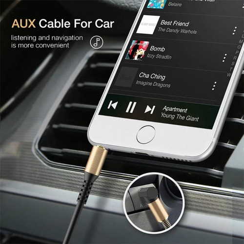 Cable estéreo profesional P2 P2, adaptador de sonido para teléfono PC de 1 metro