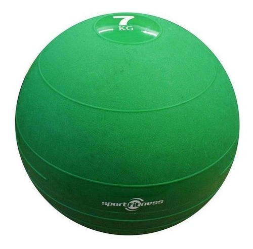 Balón De Peso 7 Kg Caucho Sportfitness (verde)