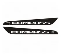 Comprar Calcos Vinilo Jeep Compass Franjas Laterales Tuning Kit X2