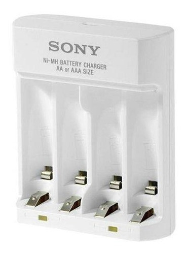 Carregador De Pilhas Sony Usb Aa/aaa + Nota Fiscal