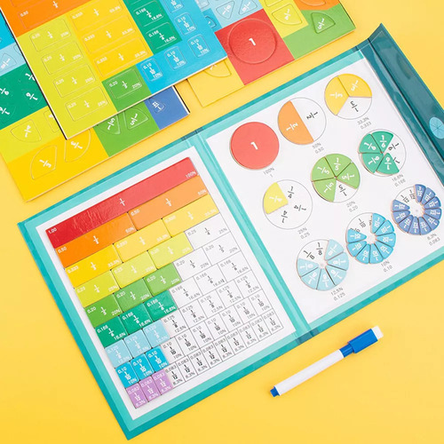 B Brinquedos De Fração Montessori Reutilize Imagens De