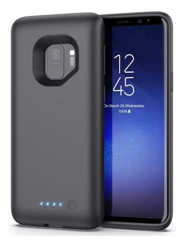 Funda Cargadora Para Galaxy S9 Trs Black